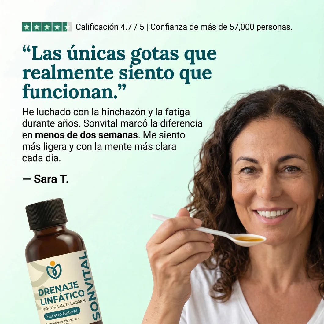 Nueva Fórmula de Máxima Potencia – Drenaje Linfático de SONVITAL™