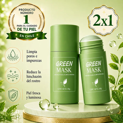 Glow Detox Mask® | Mascarilla en Barra Anti-Poros & Anti-Hinchazón🌿