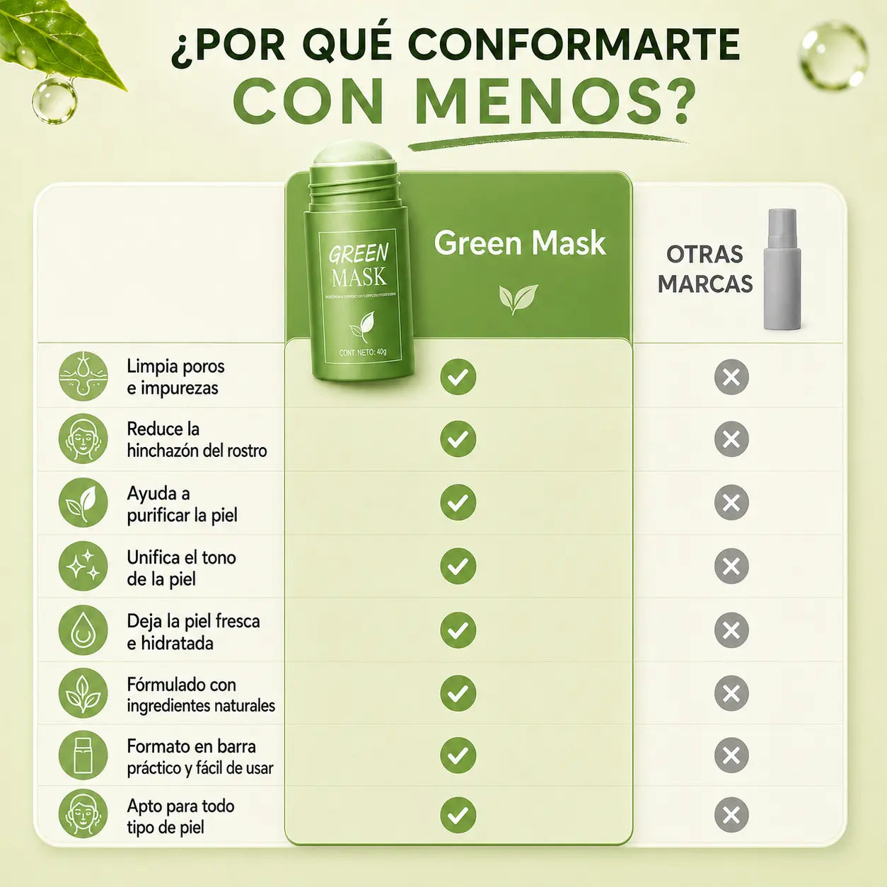 Glow Detox Mask® | Mascarilla en Barra Anti-Poros & Anti-Hinchazón🌿