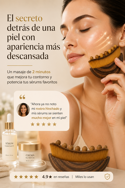 GlowBrush™ | Tu rostro sin hinchazón. Tu contorno definido. Tú misma.